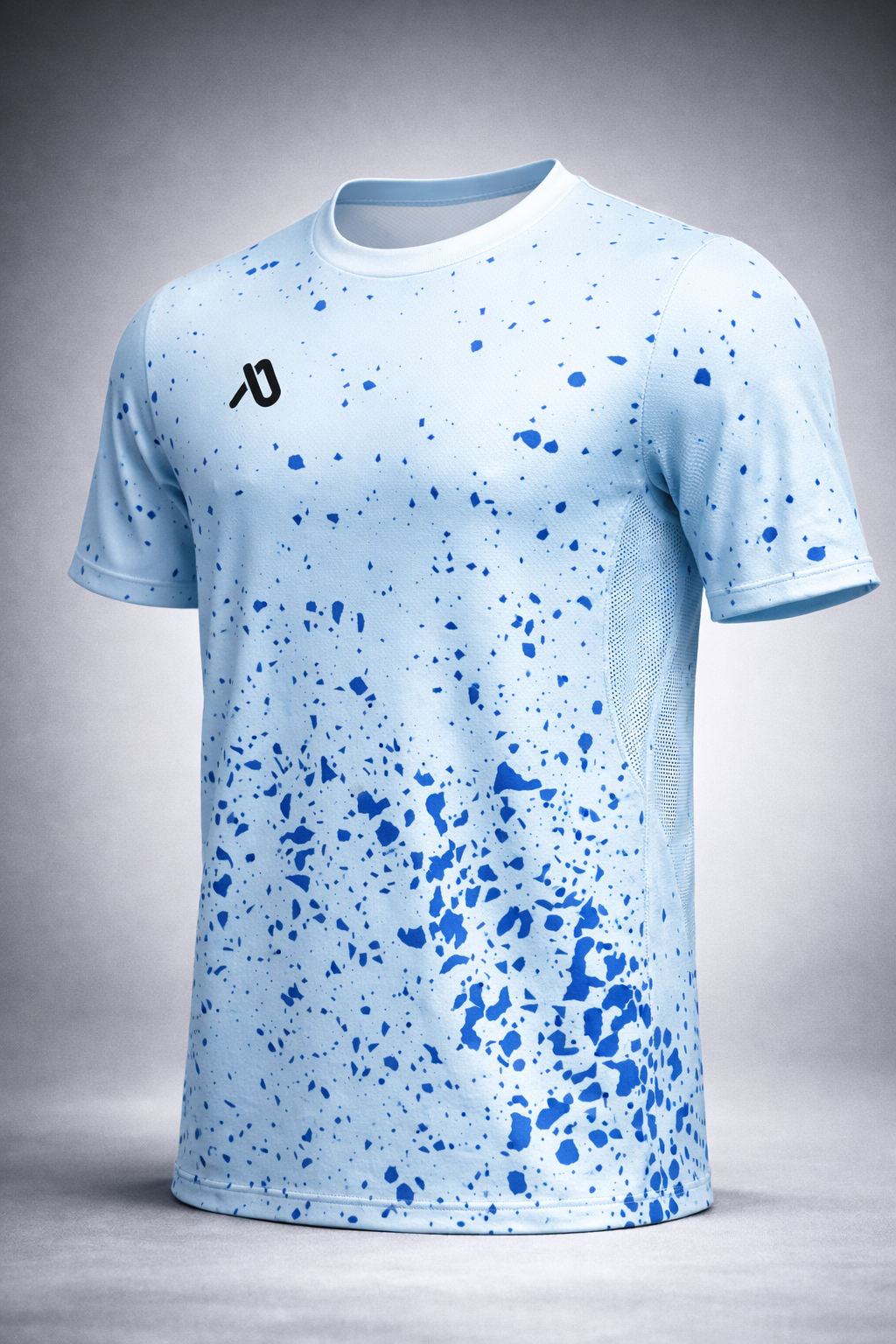 Blaues Fußballtrikot set