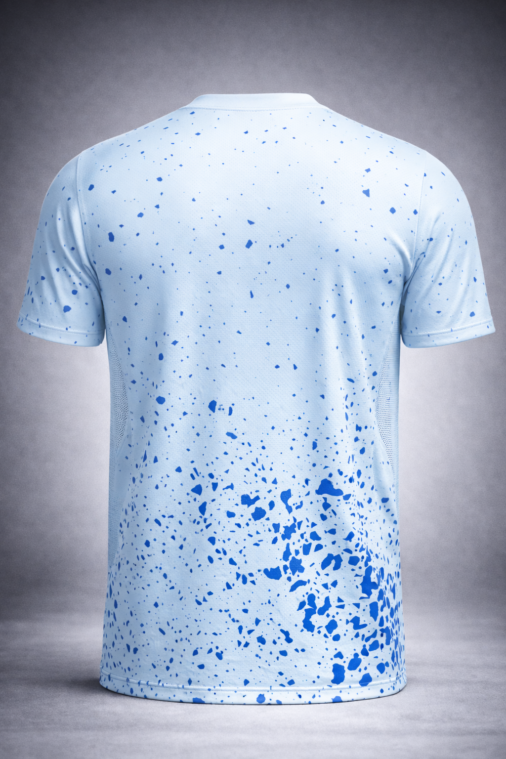 Blaues Fußballtrikot set