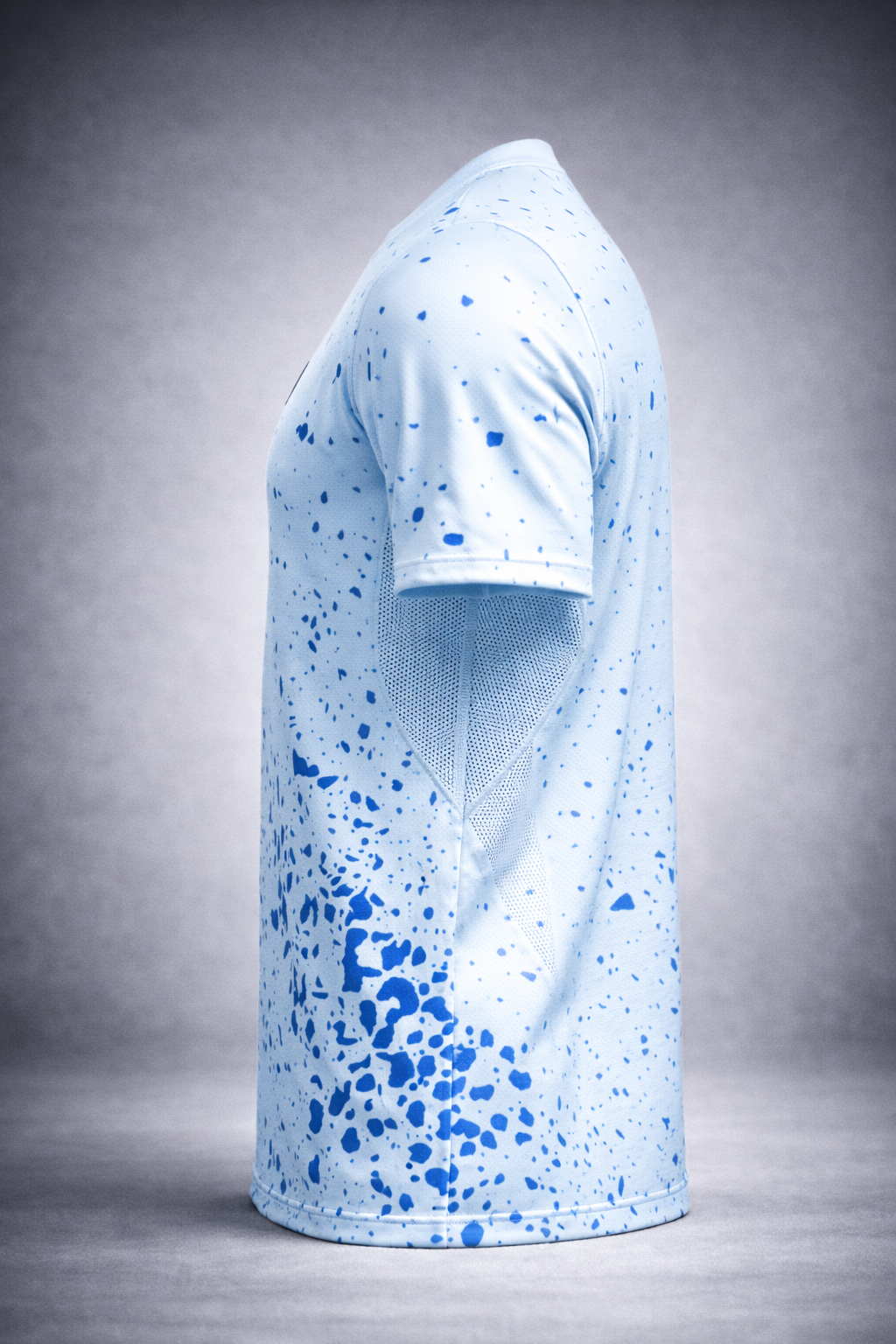 Blaues Fußballtrikot set