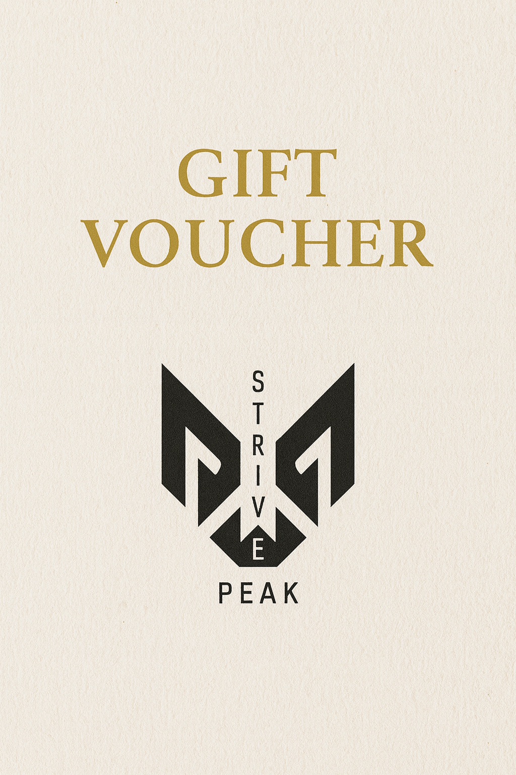 Peak STRIVE - Geschenkgutschein
