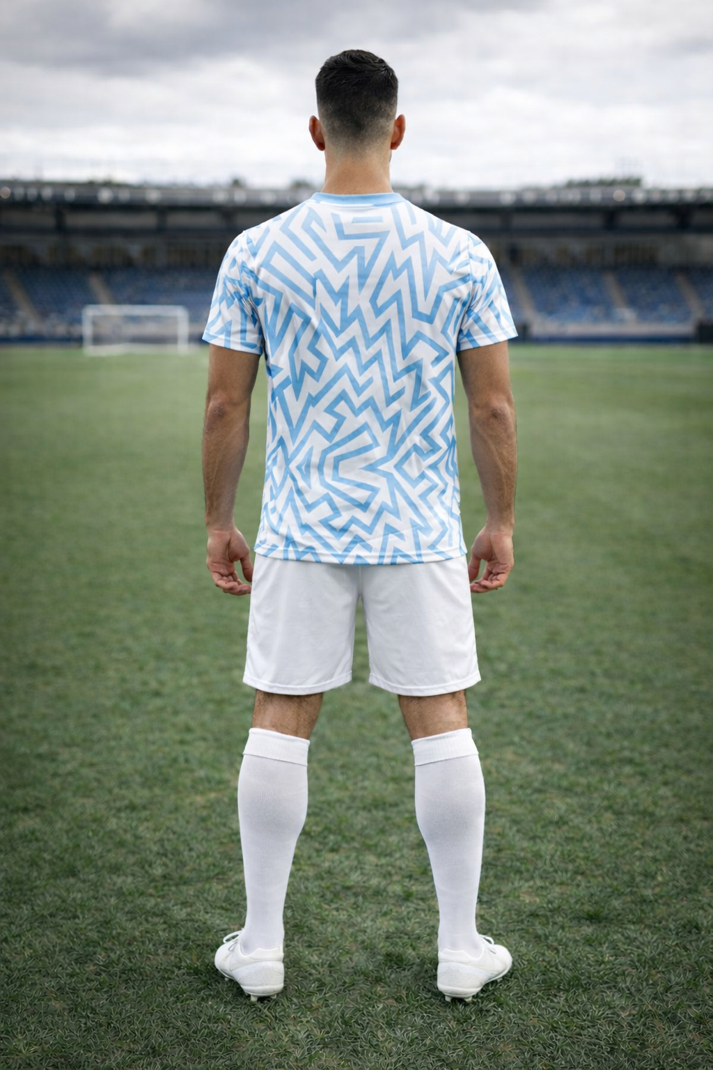 Hellblaues Trikot Set