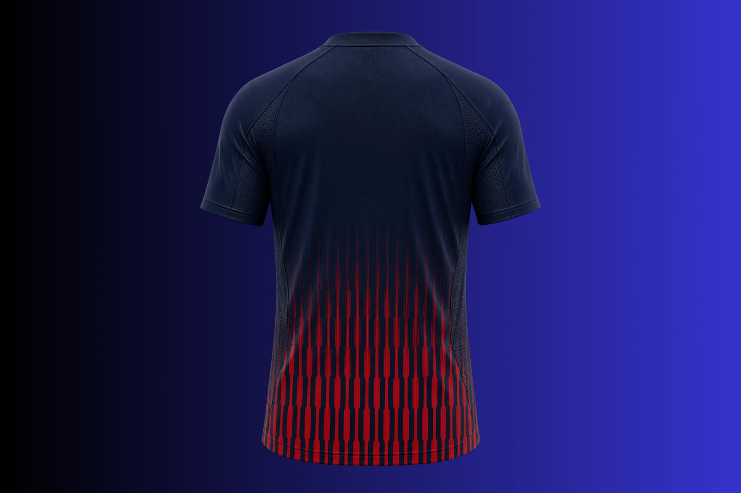 Navy Blau/Rot Trikot set 2