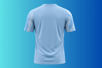 Hellblau/Weiß Trikot set