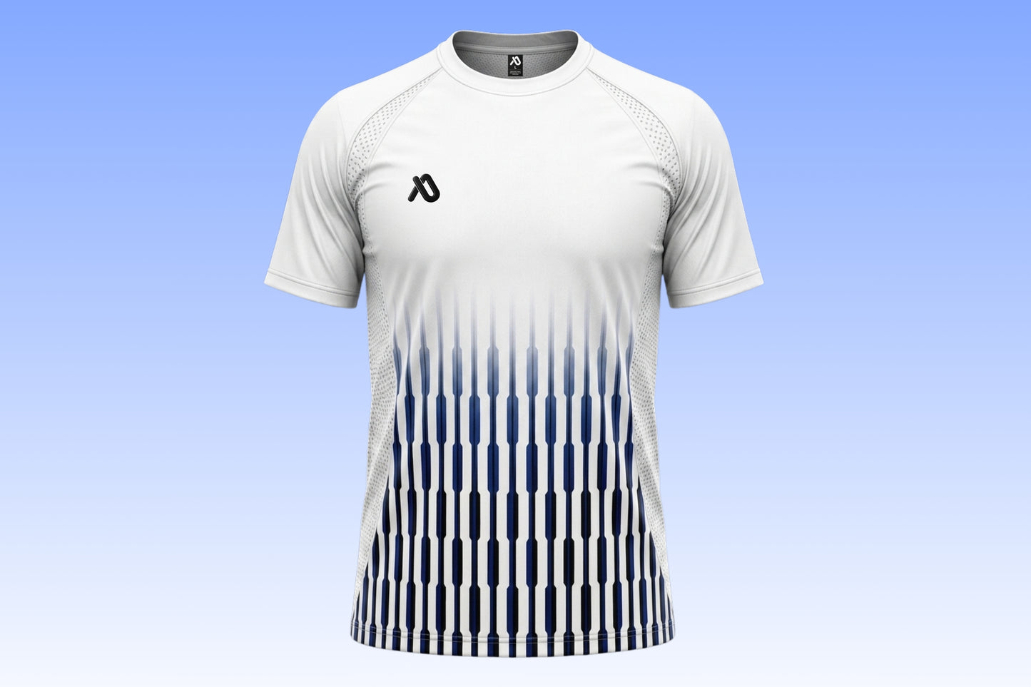 Weiß/Blaues Trikot set